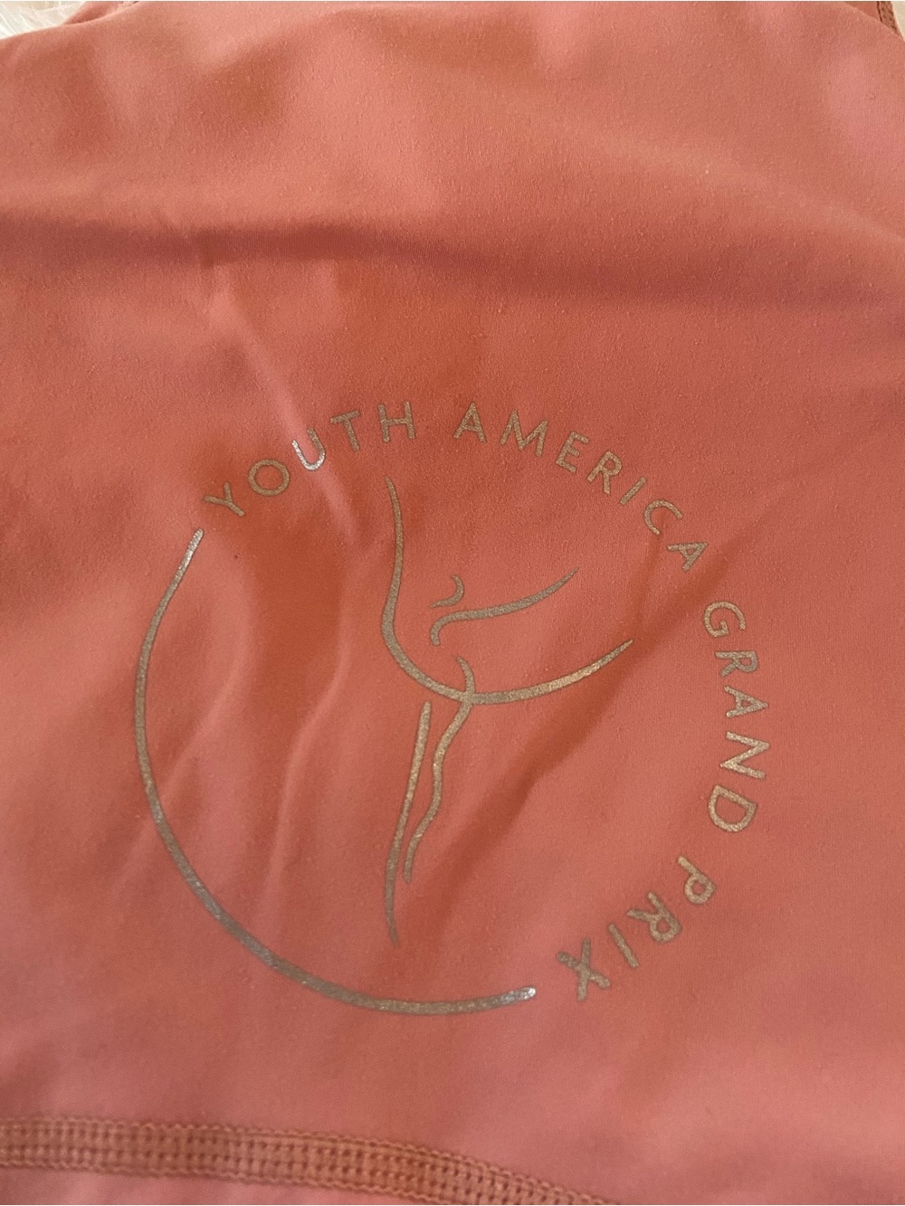 YAGP Zip Up Jacket, EUC, Peach Color, Size S